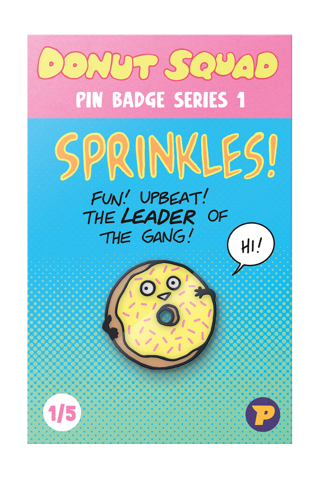 Donut Squad Sprinkles pin badge