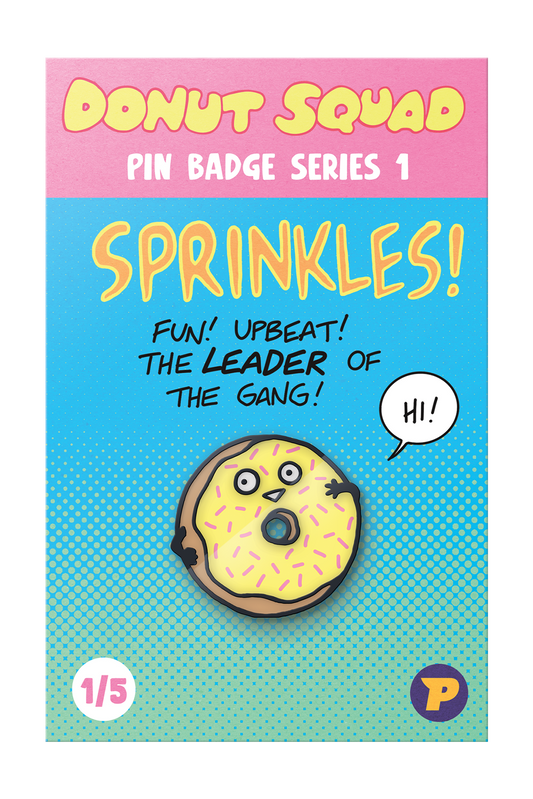 Donut Squad Sprinkles pin badge