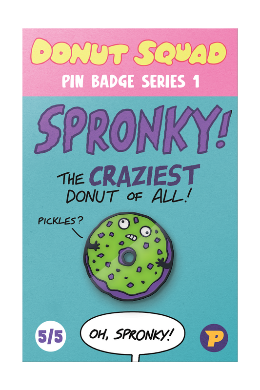 Donut Squad Spronky pin badge