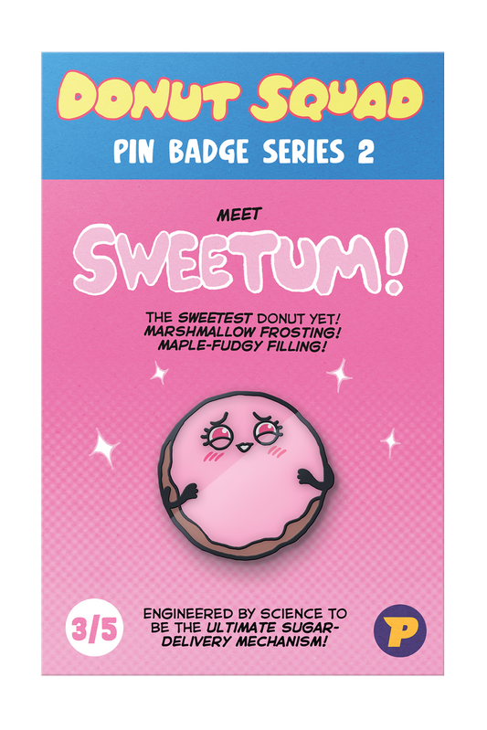 Donut Squad Sweetum pin badge