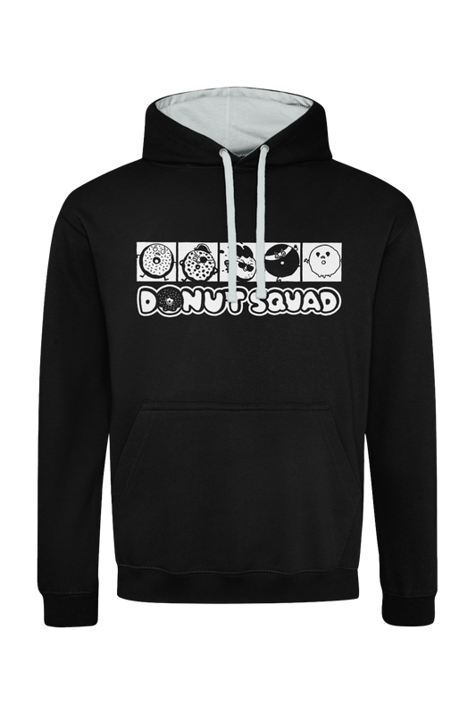 Donut Squad line-up adult hoodie