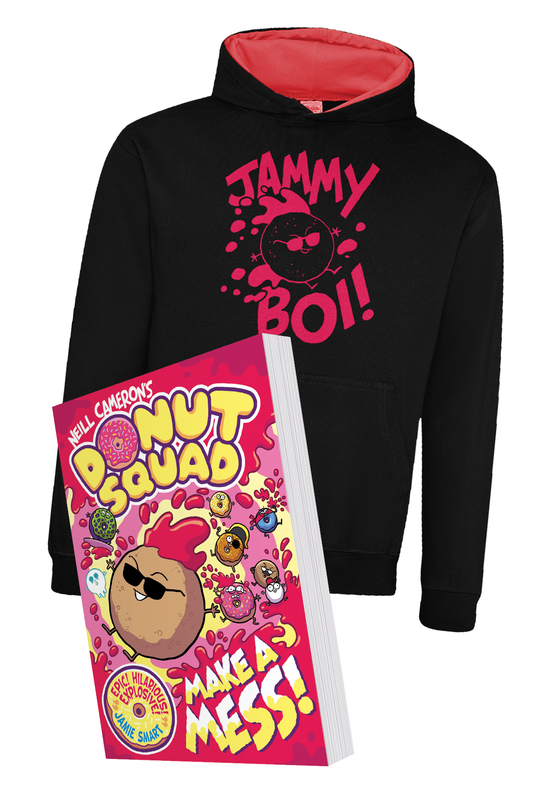 Donut Squad Jammyboi book and hoodie bundle (book 2)