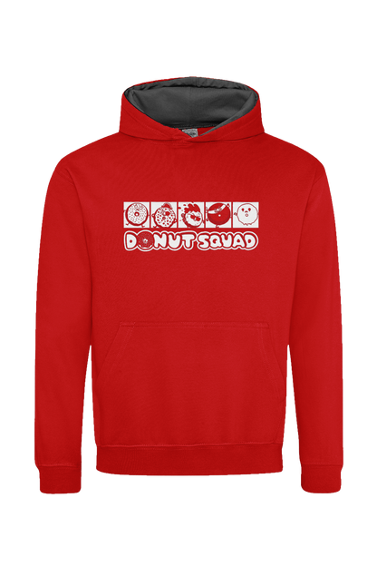 Donut Squad line-up kids hoodie