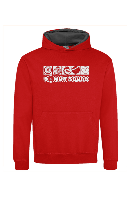 Donut Squad line-up kids hoodie
