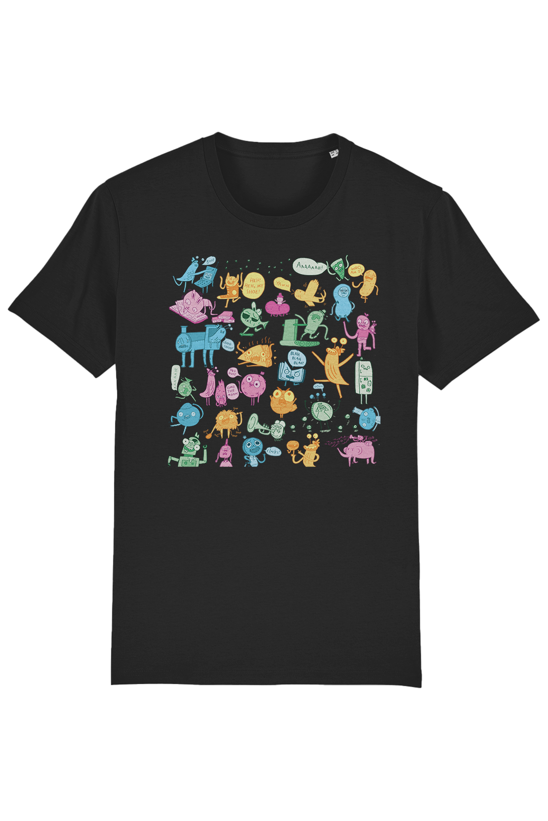 Doug Slugman P.I. Character Mix-up Mono adult t-shirt
