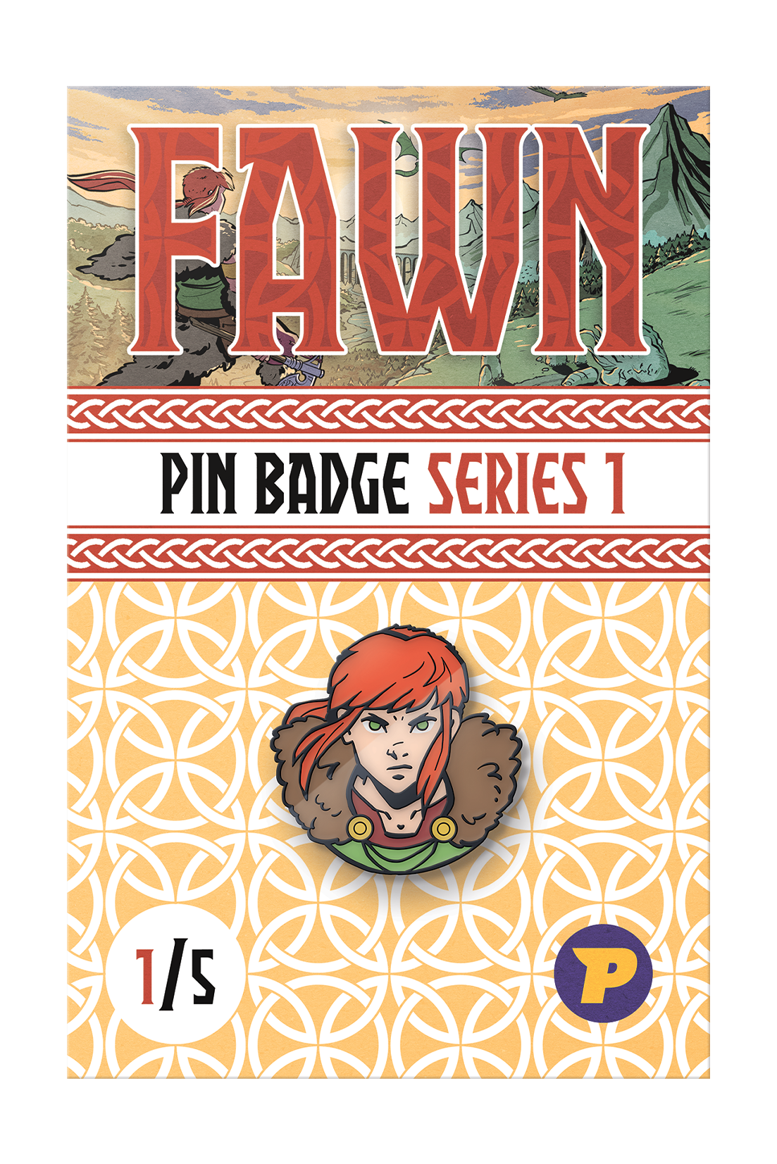 Fawn pin badge