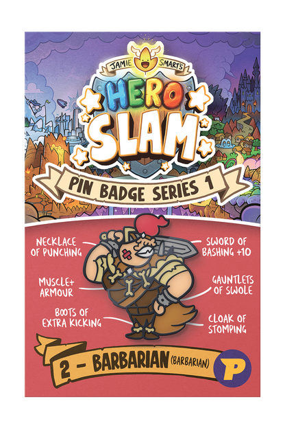 Hero Slam game and pin badges bundle