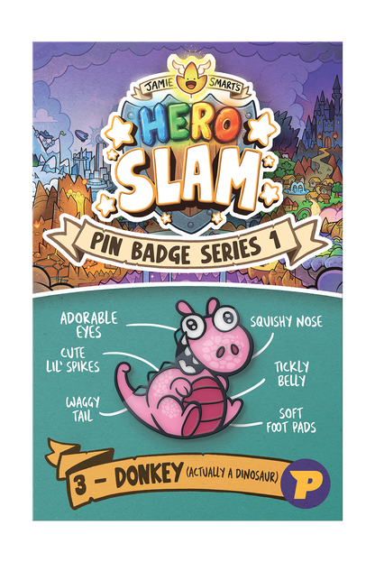 Hero Slam game and pin badges bundle