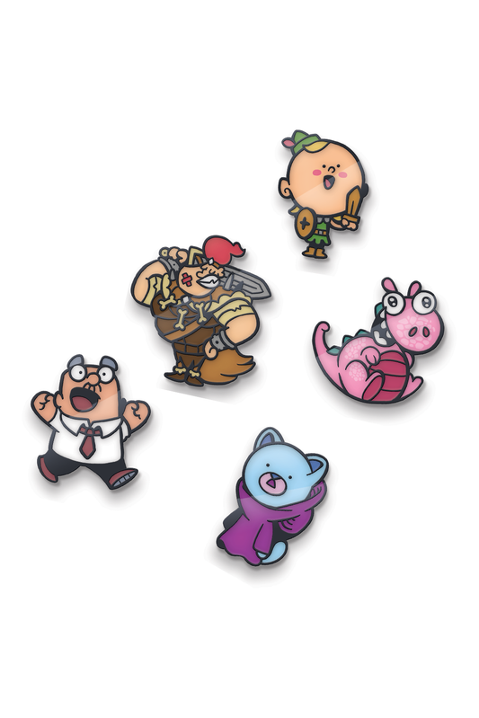 Hero Slam pin badges bundle