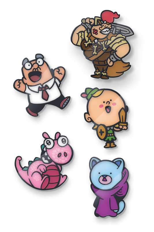 Hero Slam pin badges bundle