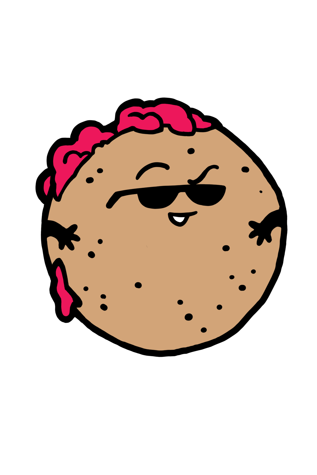 Donut Squad Jammyboi pin badge