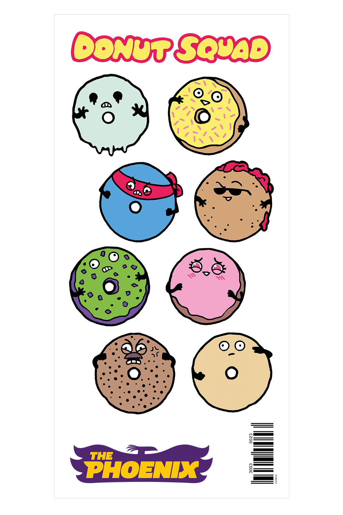 Donut Squad x Bagel Battalion temporary tattoos