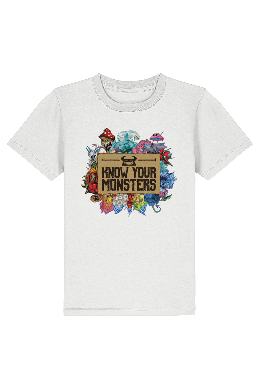 Know Your Monsters Group Shot Logo kids t-shirt