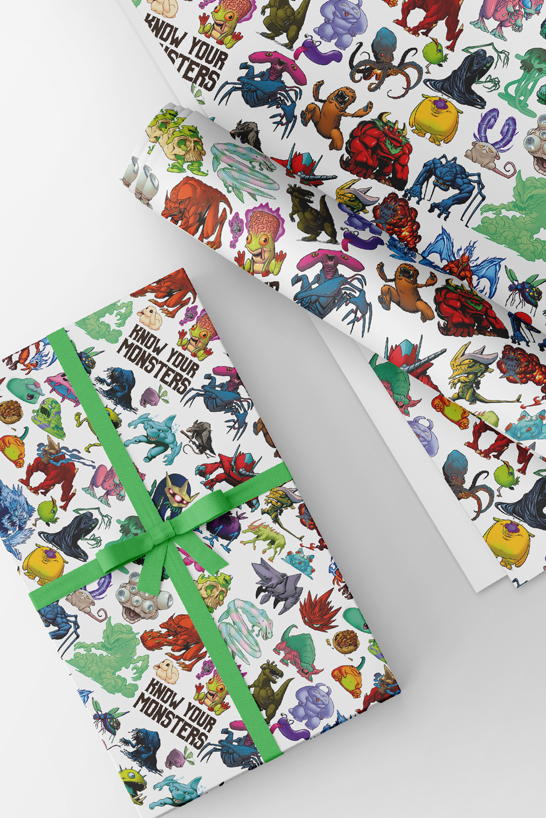 Know Your Monsters wrapping paper pack