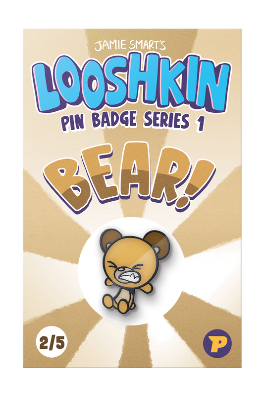 Looshkin Bear pin badge