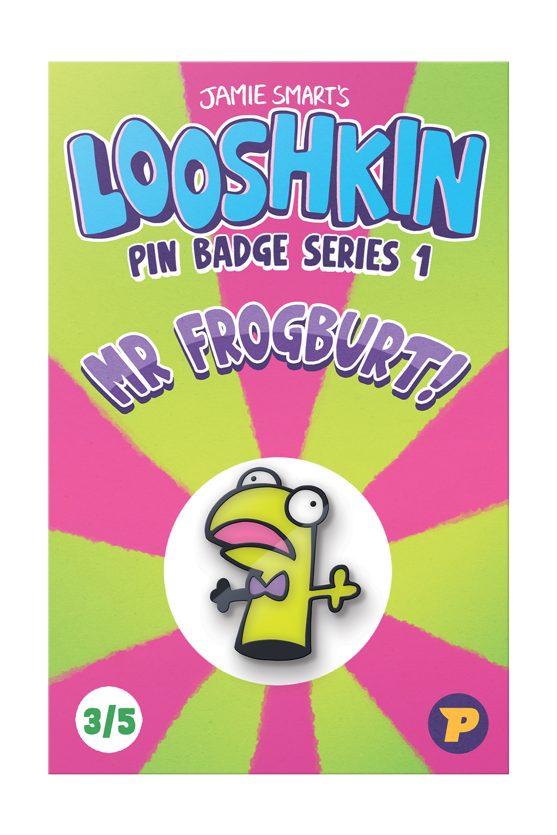 Looshkin Mr Frogburt pin badge