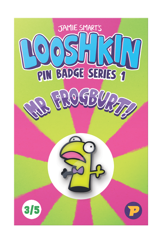 Looshkin Mr Frogburt pin badge