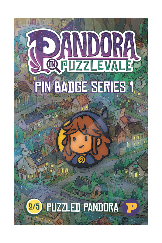 Pandora in Puzzlevale Puzzled Pandora pin badge