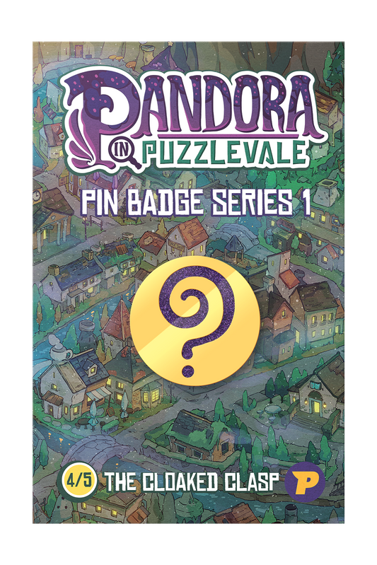 Pandora in Puzzlevale The Cloaked Clasp pin badge