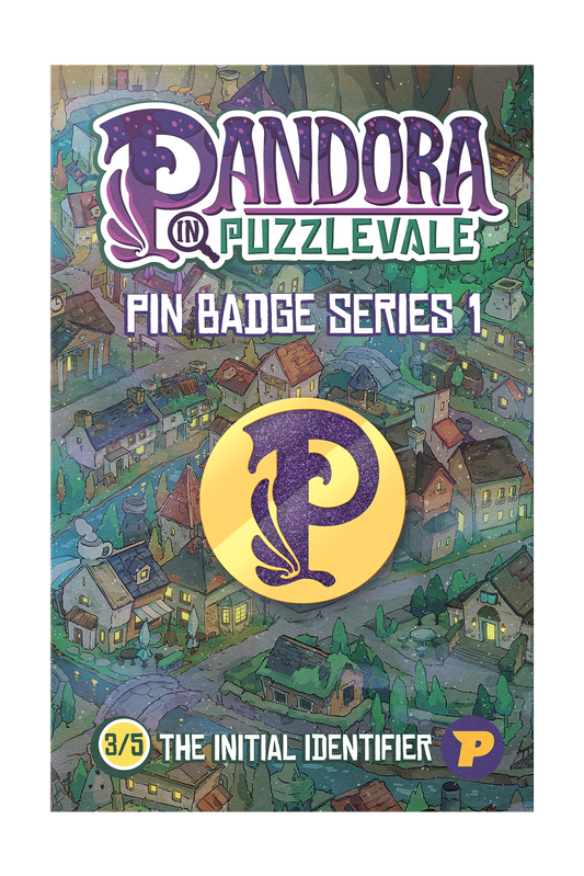 Pandora in Puzzlevale The Initial Identifier pin badge