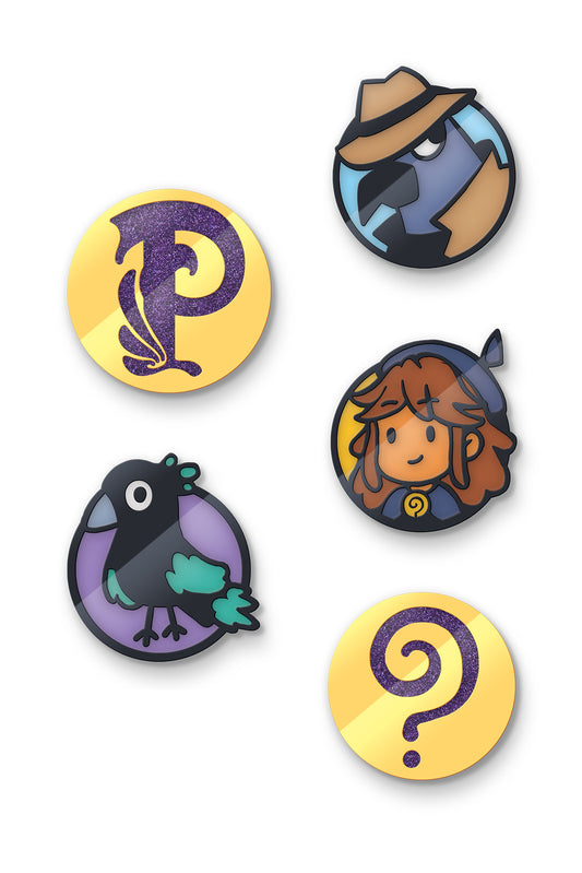 Pandora in Puzzlevale all pin badges bundle