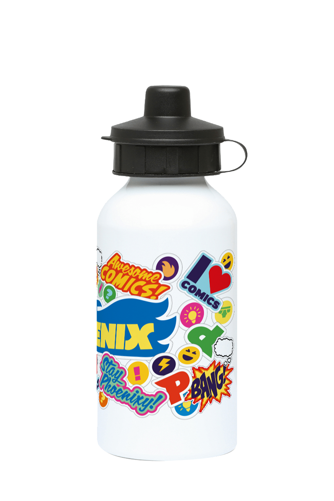 Phoenix Sticker Style Water Bottle