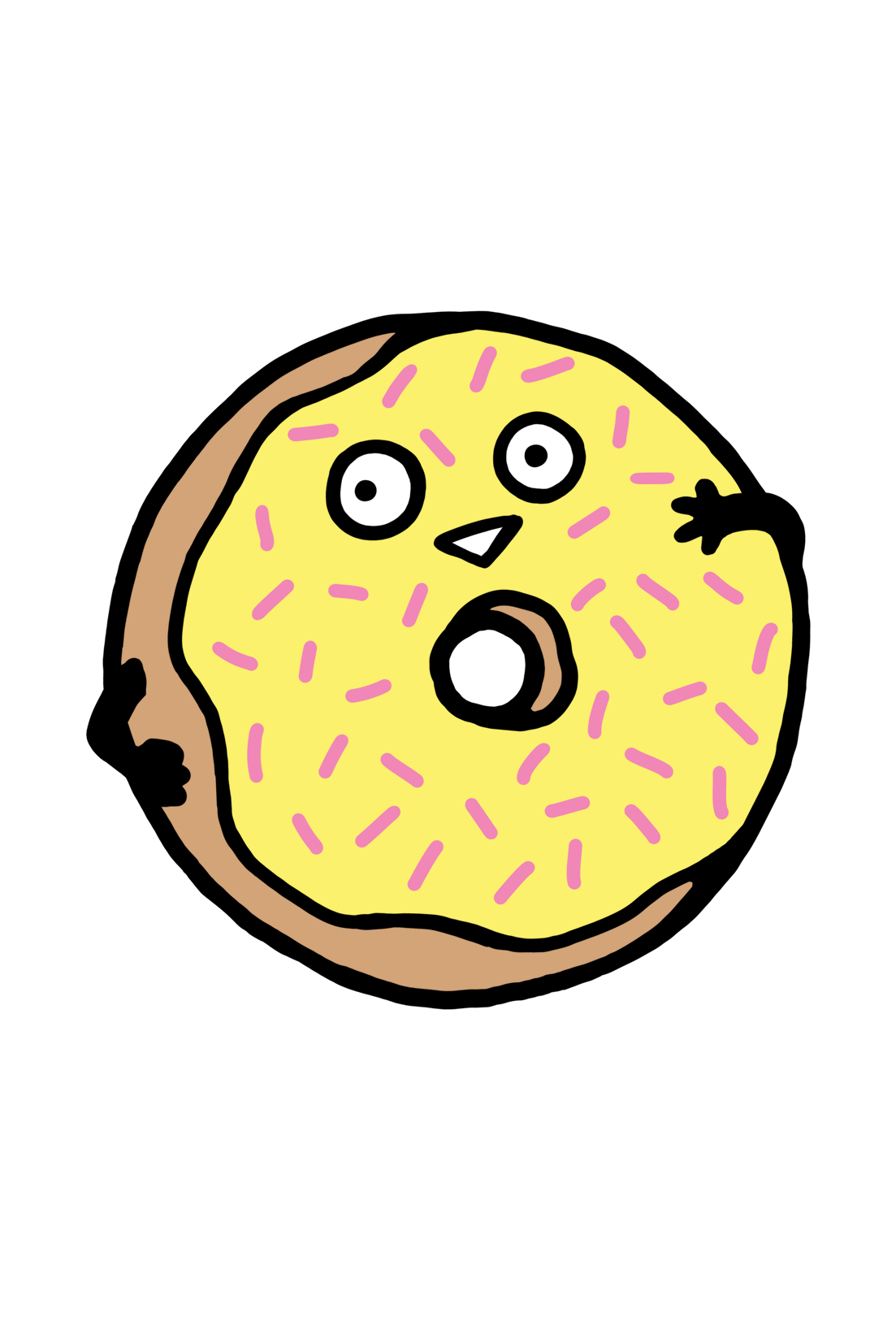 Donut Squad Sprinkles pin badge