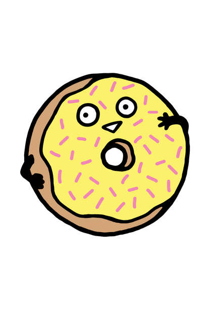 Donut Squad Sprinkles pin badge