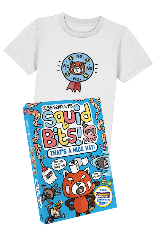 Squid Bits book and t-shirt bundle