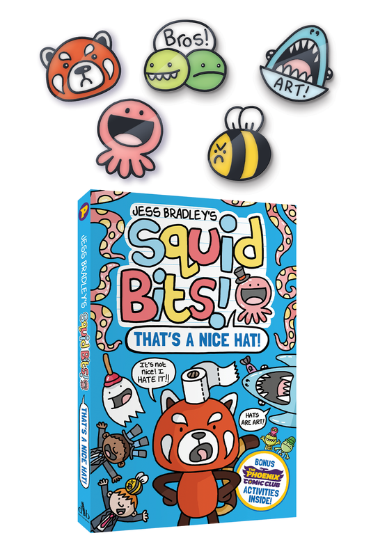 Squid Bits: That's a Nice Hat book and badges bundle