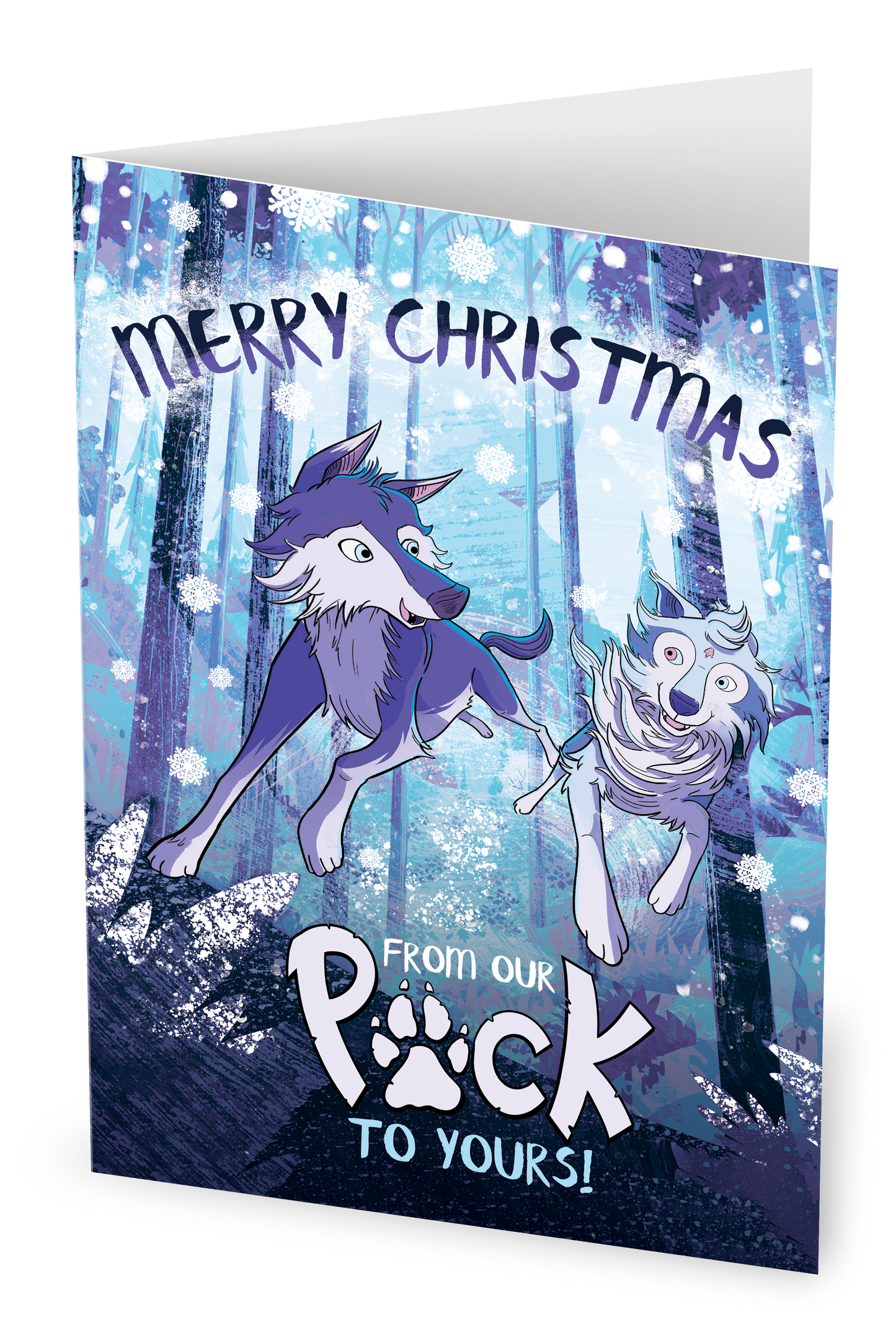 The Pack Christmas card