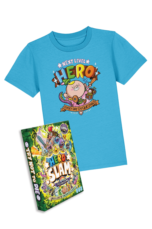 Hero Slam game and t-shirt bundle