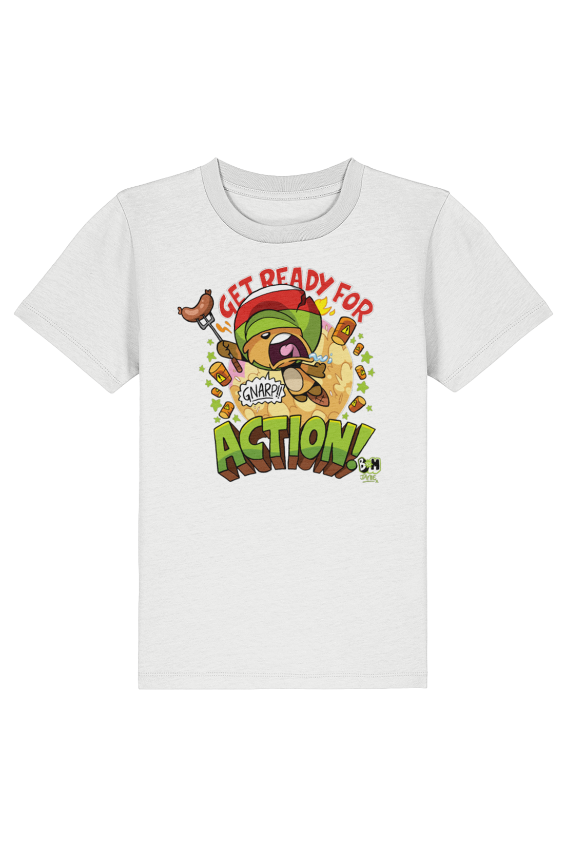 Bunny vs Monkey Action Beaver kids t-shirt
