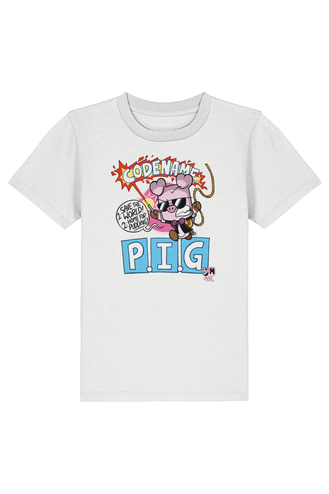 Bunny vs Monkey "Codename P.I.G" kids t-shirt