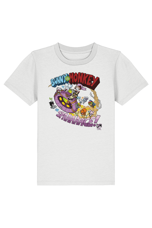 Bunny vs Monkey In Space kids t-shirt