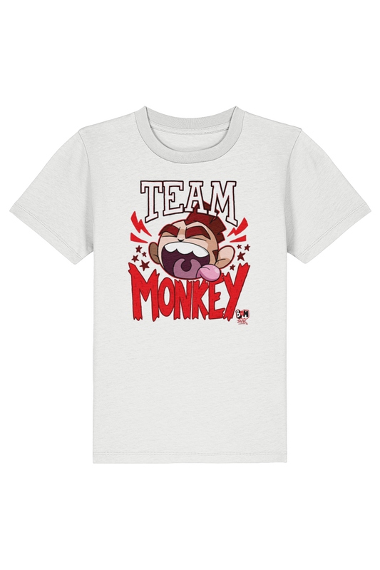 Bunny vs Monkey Team Monkey kids t-shirt