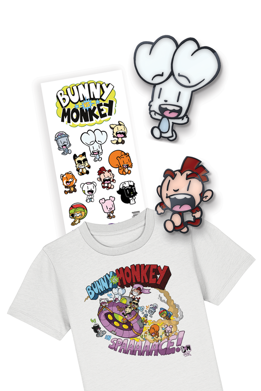 Bunny vs Monkey fan bundle