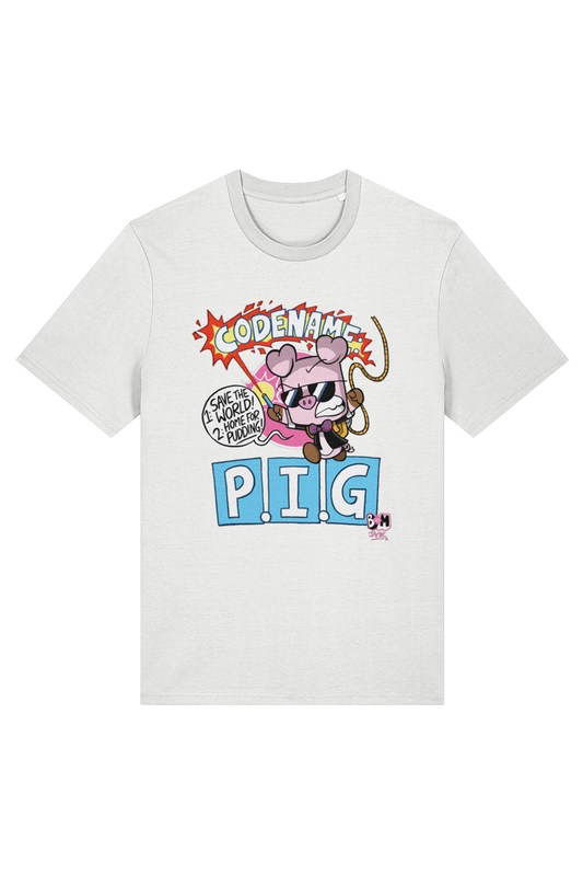 Bunny vs Monkey "Codename P.I.G" adult t-shirt