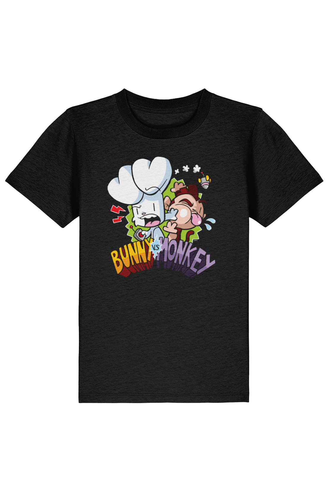 Bunny vs Monkey kids t-shirt