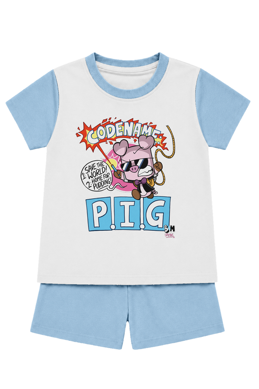 Bunny vs Monkey "Codename P.I.G" kids pyjamas