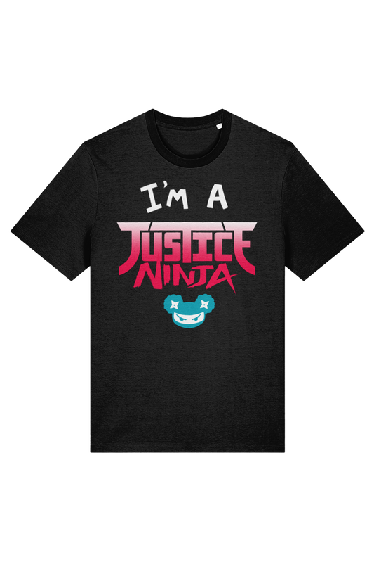 Claire Justice Ninja "I'm a Justice Ninja" adult t-shirt