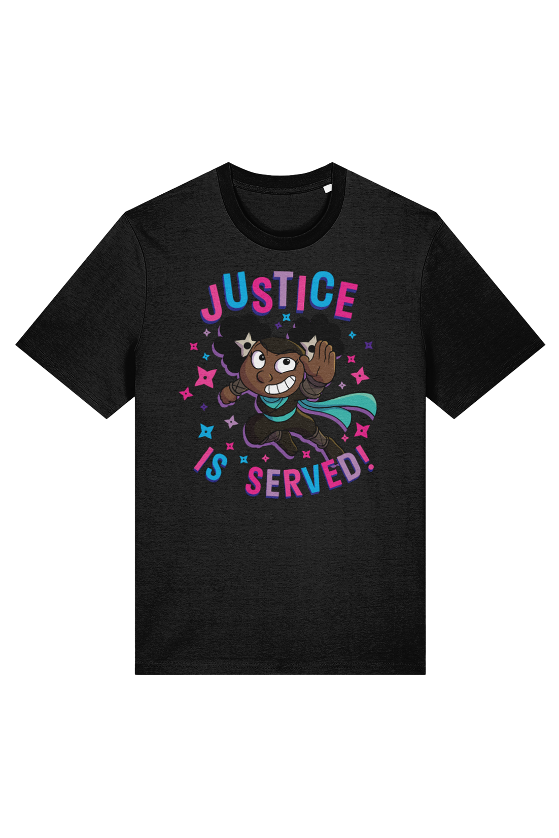 Claire Justice Ninja "Justice is Served!" adult t-shirt