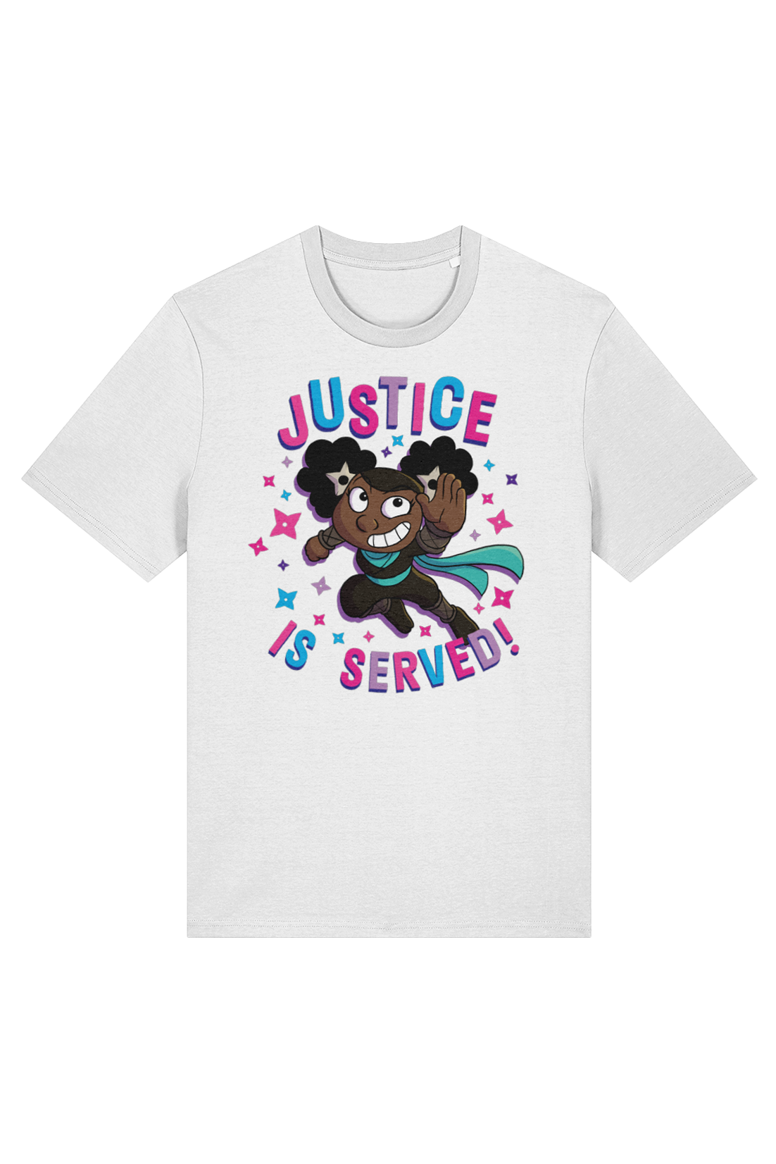 Claire Justice Ninja "Justice is Served!" adult t-shirt