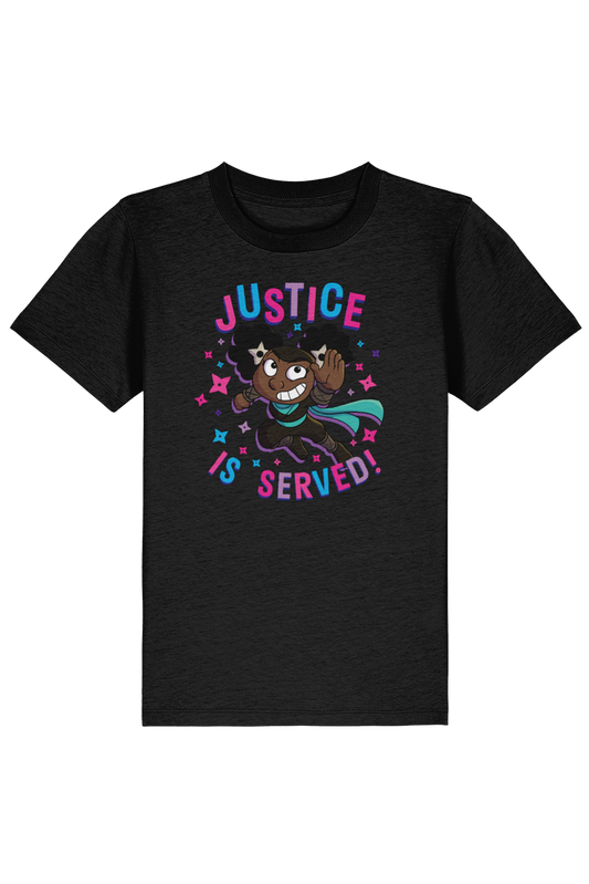 Claire Justice Ninja "Justice is Served!" kids t-shirt