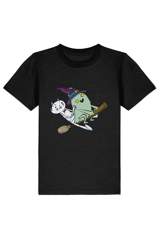 Clatters and Bump Broomstick kids t-shirt