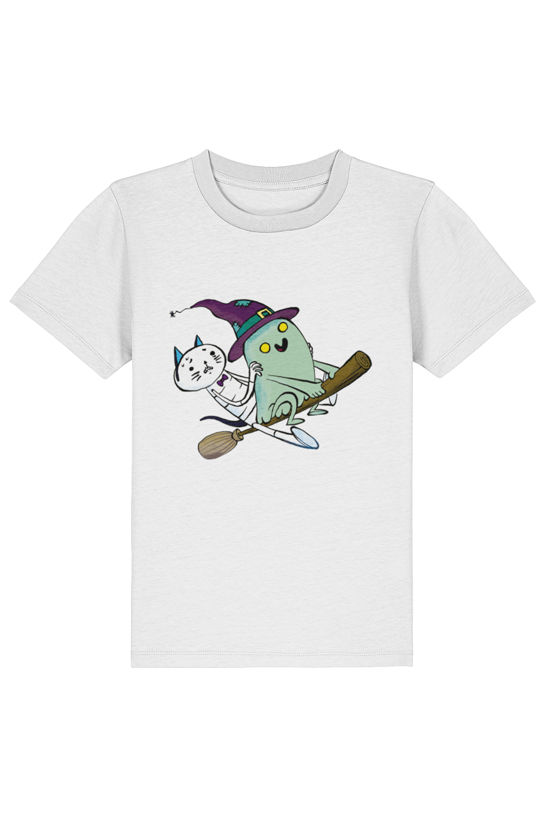 Clatters and Bump Broomstick kids t-shirt