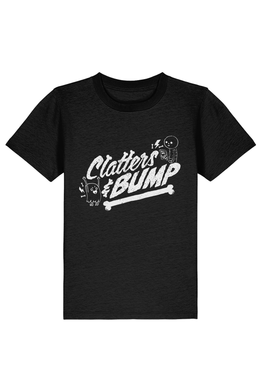 Clatters and Bump Vintage Distress kids t-shirt