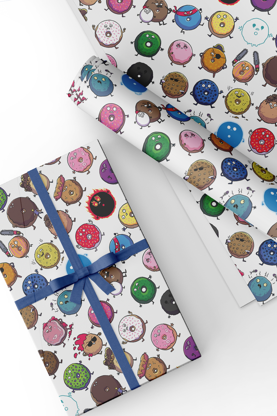 Donut Squad wrapping paper pack