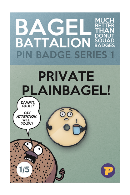 Bagel Battalion all pin badges bundle