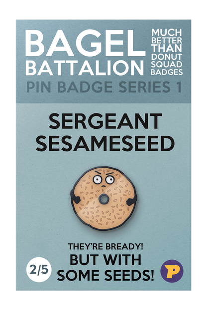 Bagel Battalion all pin badges bundle